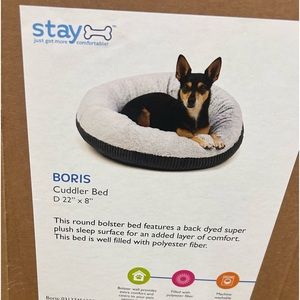 Carpenter Co. "Boris" Cuddler Pet Bed 22" X 8"